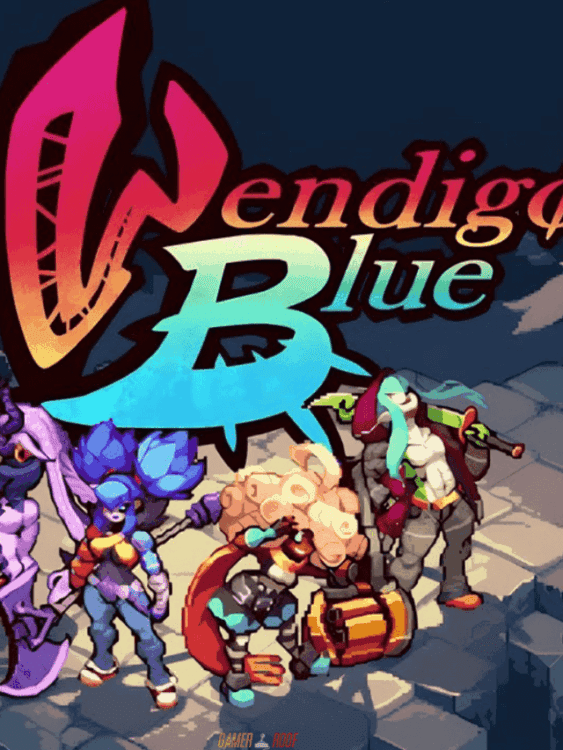 cropped Wendigo Blue