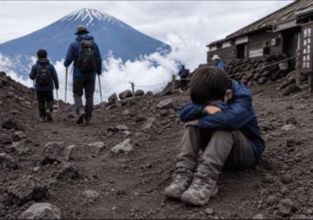 Father Leaves 7 Year Old Son Alone on Mount Fuji During Hike, Sparks Safety Warning