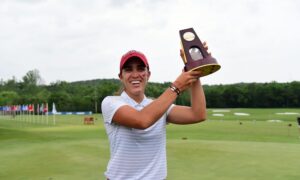 Golfer Maria Fassi proclaims champion of the NCAA