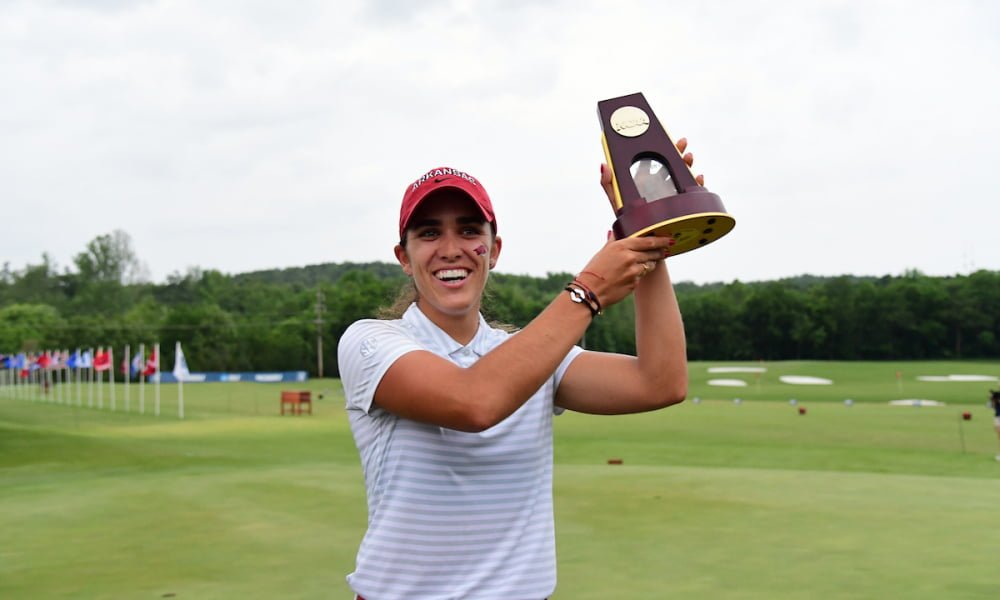 The Mexican golfer María Fassi was the national champion of women'...