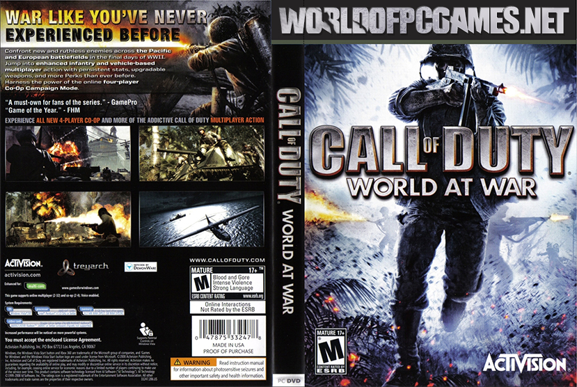 Call Of Duty World At War Free Download PC Game By Worldofpcgames.net
