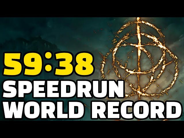 The Elden Ring speedrun record drops under one hour