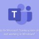 How to Fix Microsoft Teams Screen Sharing Not Working in Windows