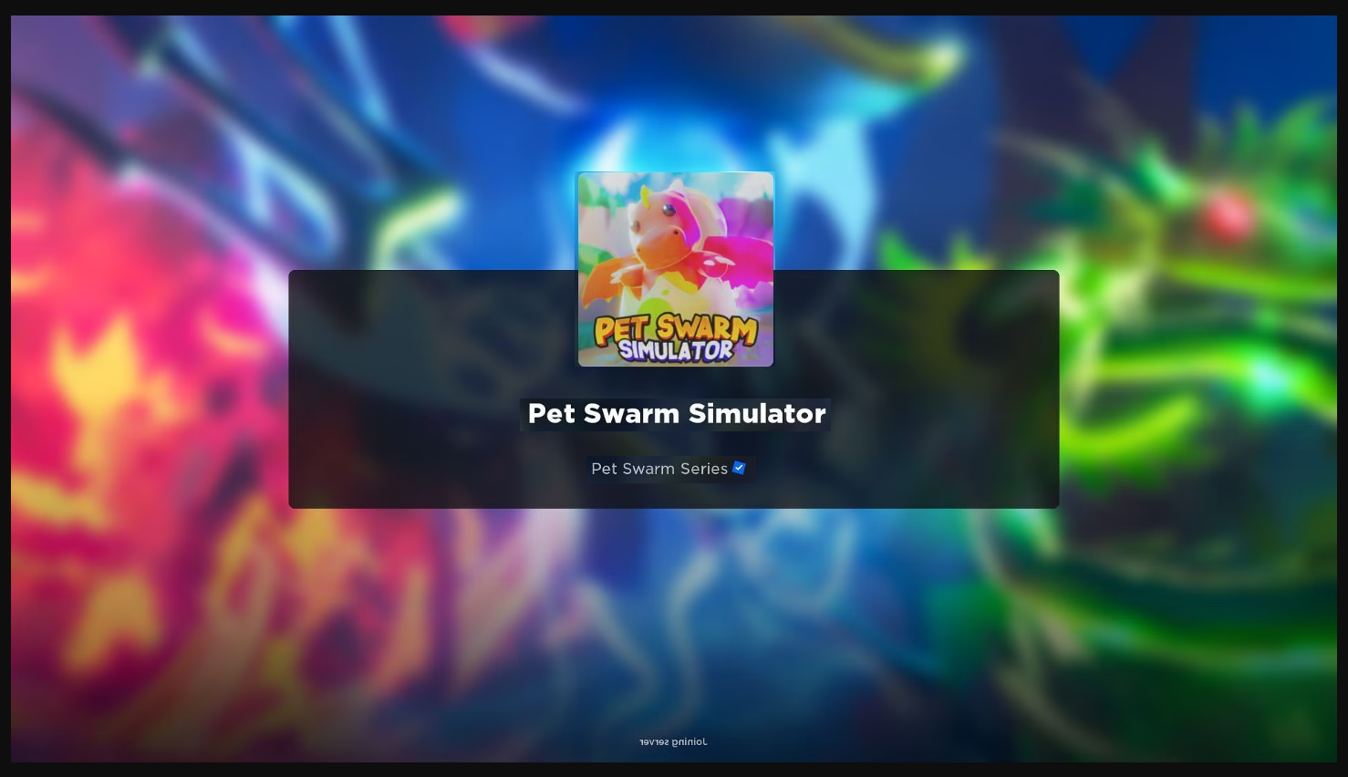 Pet Swarm Simulator